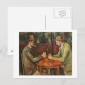 Carte Postale Paul Cezanne | The Card Players, 1893-96 (Devant / Derrière)