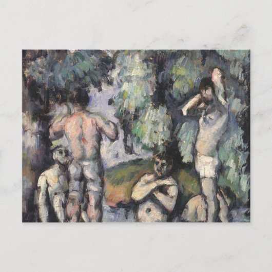 Carte Postale Paul Cezanne | The Five Bathers, c.1875-77 (Devant)