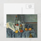 Carte Postale Paul Cezanne | The Pepperment Bottle, 1893-95 (hui (Devant / Derrière)