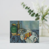 Carte Postale Paul Cezanne - Vie morte avec pommes (Debout devant)