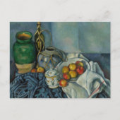 Carte Postale Paul Cezanne - Vie morte avec pommes (Devant)