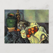 Carte Postale Paul Cezanne - Vie morte avec pommes (Devant)