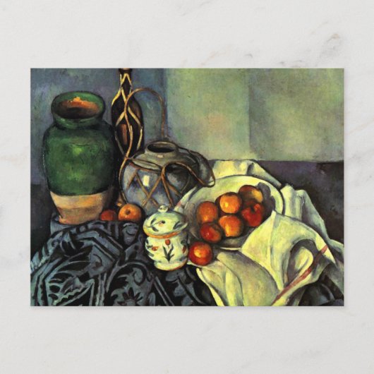 Carte Postale Paul Cezanne - Vie morte avec pommes (Devant)