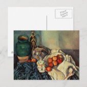 Carte Postale Paul Cezanne | Vie morte avec pommes, 1893-94 (Devant / Derrière)