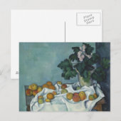 Carte Postale Paul Cezanne - Vie morte avec pommes et pots (Devant / Derrière)