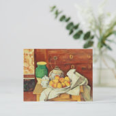 Carte Postale Paul Cezanne | Vie morte avec un coffre de tiroirs (Debout devant)