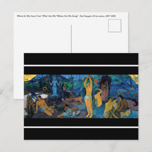 Carte Postale Paul Gauguin - D'où venons-nous ?