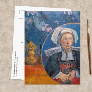 Carte Postale Paul Gauguin - La Belle Angèle, Pont-Aven