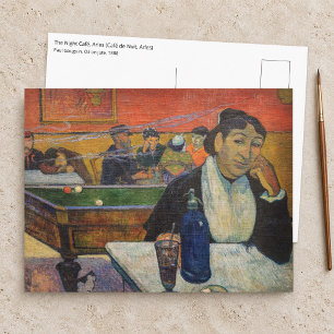 Carte Postale Paul Gauguin - Le Café de nuit, Arles