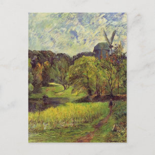 Carte Postale Paul Gauguin - Le moulin de la Reine