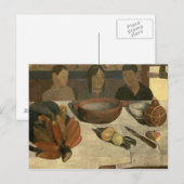 Carte Postale Paul Gauguin | Le Repas, 1891 (Devant / Derrière)