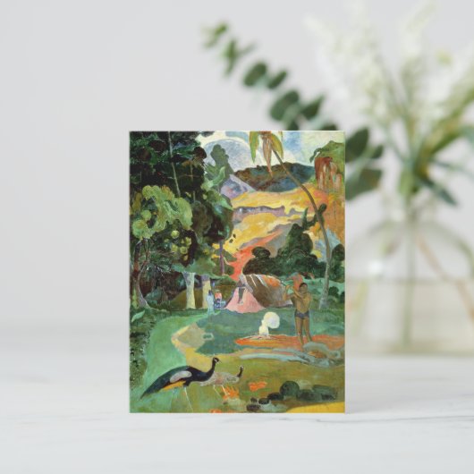 Carte Postale Paul Gauguin | Matamoe or, Landscap with Peacocks (Debout devant)