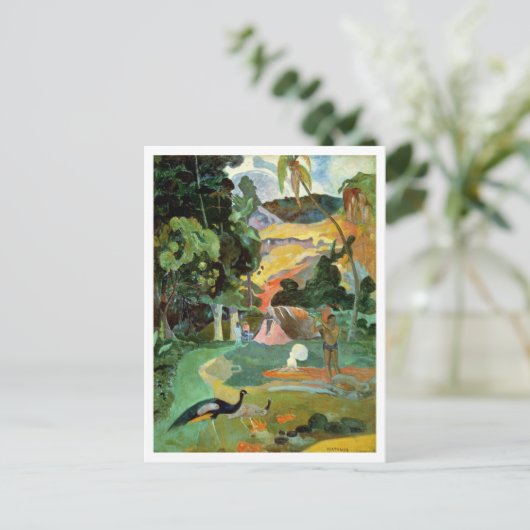 Carte Postale Paul Gauguin | Matamoe or, Landscap with Peacocks (Debout devant)