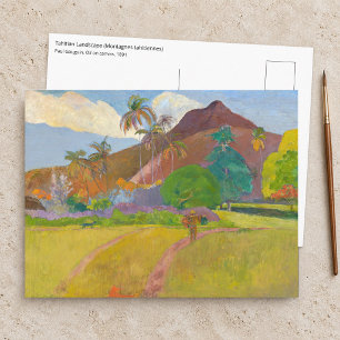 Carte Postale Paul Gauguin - Paysage Tahitien