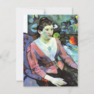 Carte Postale Paul Gauguin - Portrait de femme