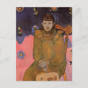 Carte Postale Paul Gauguin - Portrait d'une jeune femme, Vaite