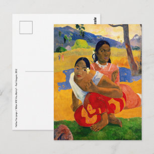 Carte Postale Paul Gauguin - Quand te maries-tu ?