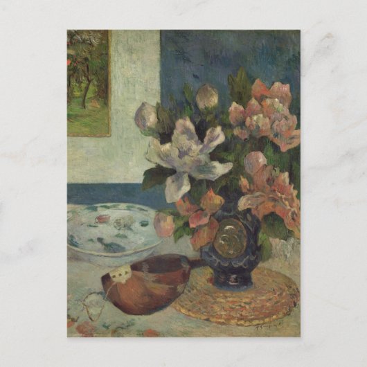 Carte Postale Paul Gauguin | Still Life with a Mandolin, 1885 (Devant)