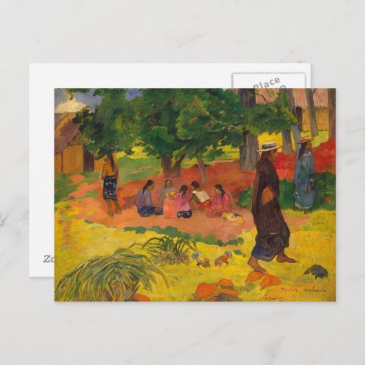 Carte Postale Paul Gauguin | Taperaa Mahana, 1892 (Devant / Derrière)
