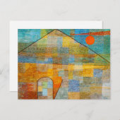 Carte postale Paul Klee Ad Parnassum (Devant / Derrière)