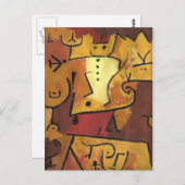 Carte Postale Paul Klee Art (Devant / Derrière)