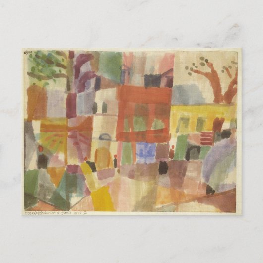 Carte Postale Paul Klee Art (Devant)