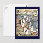 Carte Postale Paul Klee art : Côte de Provence (Devant / Derrière)