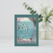 Carte Postale Paul Klee art : Twitter Machine (Debout devant)