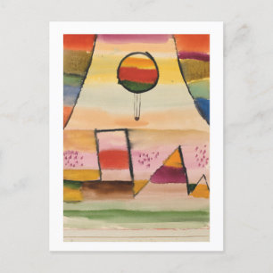 Carte Postale Paul Klee, "Balloon in the Window", 1929