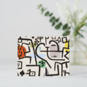 Carte Postale Paul Klee, Bauhaus Abstract Art (Debout devant)