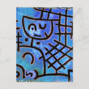 Carte Postale Paul Klee célèbre peinture, Captive,