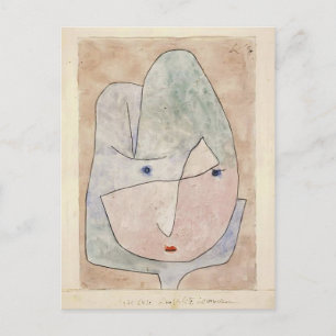 Carte Postale Paul Klee- Cette fleur souhaite disparaître