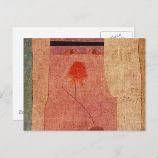 Carte Postale Paul Klee - Chanson arabe (Devant / Derrière)