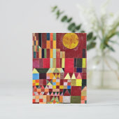 Carte Postale Paul Klee - Château Et Soleil (Debout devant)