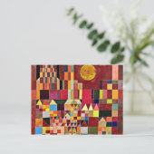 Carte Postale Paul Klee - Château Et Soleil (Debout devant)