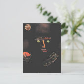 Carte Postale Paul Klee, Chevalier Noir, (Debout devant)