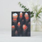 Carte Postale Paul Klee - Croissance des plantes de nuit (Debout devant)