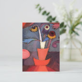 Carte Postale Paul Klee, Fleur d'automne, (Debout devant)