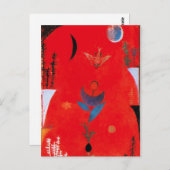 Carte postale Paul Klee Flower Myth (Devant / Derrière)