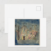 Carte Postale Paul Klee, "Garden on Debris", 1923 (Devant / Derrière)