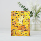 Carte Postale Paul Klee - gilet rouge (Debout devant)