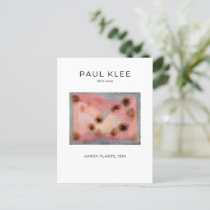 Carte Postale Paul Klee, Hardy Plantes - Art Abstrait moderne