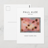 Carte Postale Paul Klee, Hardy Plantes - Art Abstrait moderne (Devant / Derrière)
