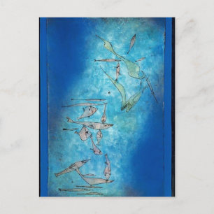 Carte Postale Paul Klee - Image du poisson