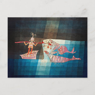 Carte Postale Paul Klee, Les navigateurs, 