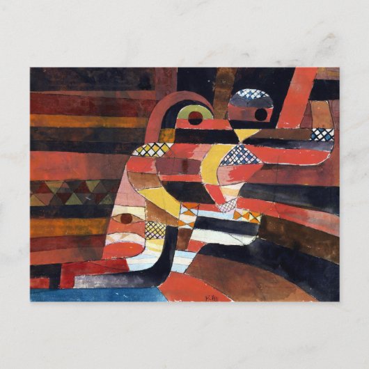 Carte Postale Paul Klee Lovers (Devant)