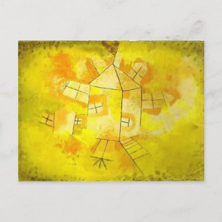 Carte Postale Paul Klee : Maison tournante