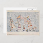 Carte Postale Paul Klee - Promenade en Orient (Devant / Derrière)