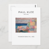 Carte Postale Paul Klee, Promontorio Ph. - Art Abstrait moderne (Devant / Derrière)