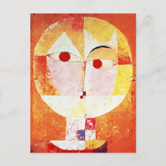 Carte postale Paul Klee Senecio (Devant)